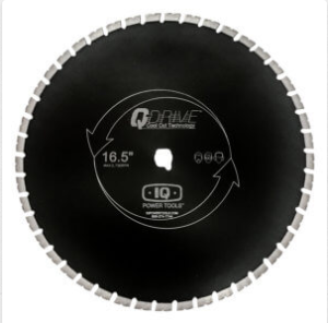 16.5″ Q-Drive Arrayed Segmented Diamond Blade – Silent Core